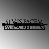Ukrasni metalni zidni dodatak Si Vis Pacem 2 a.g