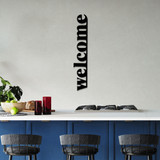 Ukrasni metalni zidni dodatak Dobrodošli-5 a.g