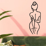 Ukrasni metalni zidni dodatak Žensko tijelo a.g