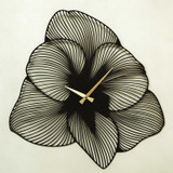 Ukrasni metalni zidni sat Metalni zidni sat Azalea - APS039 70 - crni a.g