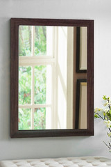 Dekorativno ogledalo Uokvireno - smeđe a.g