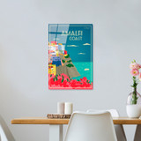 Ukrasna slika od kaljenog stakla UV-1025 - 30 x 45 a.g