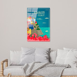 Ukrasna slika od kaljenog stakla UV-1025 - 30 x 45 a.g