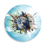 Ukrasna slika od kaljenog stakla UV-1129 a.g