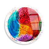 Ukrasna slika od kaljenog stakla UV-1139 a.g