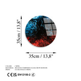 Ukrasna slika od kaljenog stakla UV-1161 a.g