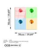 Ukrasna slika od kaljenog stakla UV-843 - 50 x 50 a.g