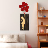 Ukrasni drveni zidni dodatak Banksy - 17-1 a.g
