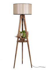 Podna svjetiljka Sehbalı Tripod Yanık Lambader Silindir 15-3 Abajurlu a.g