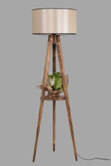 Podna svjetiljka Sehbalı Tripod Yanık Lambader Silindir 15-3 Abajurlu a.g