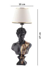 Stolna lampa Dawud - Bijeli a.g