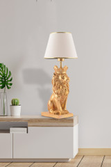 Stolna lampa Kralj lavova - bijeli   a.g