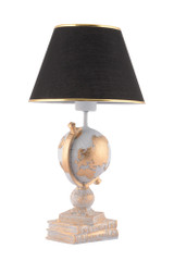 Stolna lampa Svijet - crno, bijelo a.g
