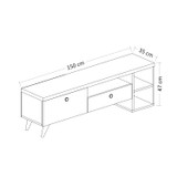 Stalak za televizor Parion - Crni a.g