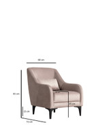 Wing Chair Astana - bež a.g