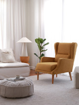 Wing Chair Klam - senf a.g