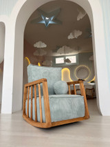 Wing Chair Sallanan - Plava   a.g