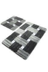 Set akrilnih otirača (2 komada) Piazza - Siva. Set akrilnih otirača (2 komada) Piazza - Siva.