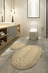 Set otirača (2 komada) Macoroni - Bone White. Set otirača (2 komada) Macoroni - Bone White.