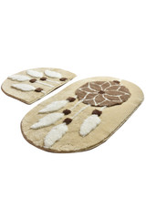 Set akrilnih otirača (2 komada) Rüya – smeđa. Set akrilnih otirača (2 komada) Rüya – smeđa.