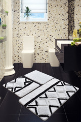 Set akrilnih otirača (3 komada) Jane – Bijela. Set akrilnih otirača (3 komada) Jane – Bijela.