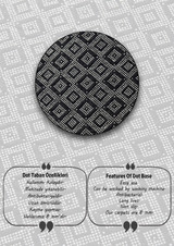 Set otirača (2 komada) Straordinario Black Djt. Set otirača (2 komada) Straordinario Black Djt.