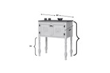 Komoda Ada Dresser - svijetlo zelena. Komoda Ada Dresser - svijetlo zelena.