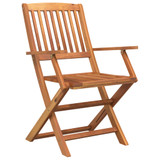 5-dijelni vrtni blagovaonski set od masivnog bagremovog drva 3152897