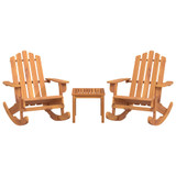 3-dijelna vrtna garnitura Adirondack masivno bagremovo drvo 3152127