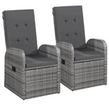 9-dijelni vrtni blagovaonski set s jastucima sivi 3099498