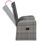 9-dijelni vrtni blagovaonski set s jastucima sivi 3099498