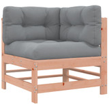 Kutna sofa od masivnog drva duglazije s jastucima 825658 Kutna sofa od masivnog drva duglazije s jastucima 825658