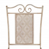 3-dijelni bistro set čelični bijeli 43149