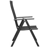 7-dijelni vrtni blagovaonski set crno-smeđi 3060056