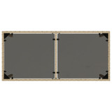 5-dijelni vrtni blagovaonski set od poliratana s jastucima bež 365083