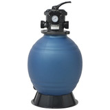 Pješčani Filter za Bazen 18 inča / 460 mm Okrugli plavi