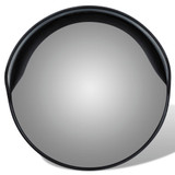 Konveksno vanjsko prometno ogledalo od PC plastike crno 30 cm