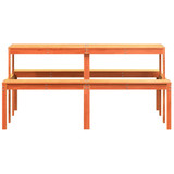 Stol za piknik voštano smeđi 160 x 134 x 75 cm masivna borovina 844648