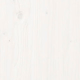 5-dijelna vrtna garnitura s jastucima bijela od masivnog drva 3185802