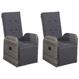 5-dijelni vrtni blagovaonski set sivi 3067720