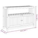 Konzolni vrtni stol 110 x 35 x 75 cm od masivnog drva bagrema 319697 Konzolni vrtni stol 110 x 35 x 75 cm od masivnog drva bagrema 319697