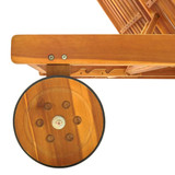 Vrtna ležaljka za 2 osobe s jastucima masivno bagremovo drvo 3061374