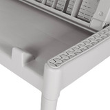 Ležaljka za sunčanje siva 186 x 60 x 29 cm PP 364218 Ležaljka za sunčanje siva 186 x 60 x 29 cm PP 364218