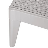 Ležaljka za sunčanje siva 186 x 60 x 29 cm PP 364218 Ležaljka za sunčanje siva 186 x 60 x 29 cm PP 364218