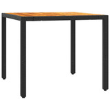 3-dijelni bistro set s jastucima crni od poliratana 3212036 3-dijelni bistro set s jastucima crni od poliratana 3212036