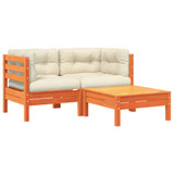 Vrtni dvosjed s jastucima i tabureom 838178