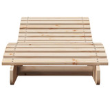 Ležaljke za sunčanje 2 kom 205 x 60 x 31,5 cm masivna borovina 832573