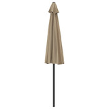 Balkonski suncobran s aluminijskom šipkom 270 x 144 cm bež 44590