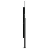Uvlačiva bočna tenda crna 180 x 600 cm 4004534