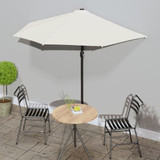 Balkonski suncobran s aluminijskom šipkom 270x144 cm 44587
